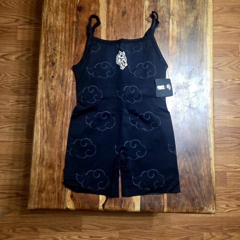 Darc Sport/Naruto Black Cloud Pattern Romper - image 1